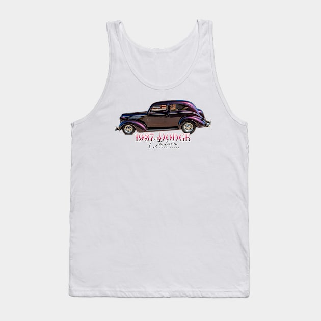 1937 Dodge Custom 2 Door Sedan Tank Top by Gestalt Imagery